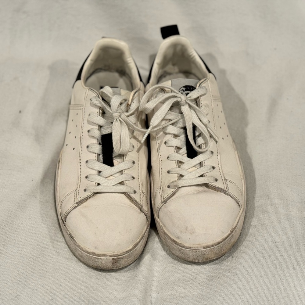 Diesel White Low Top Sneakers
